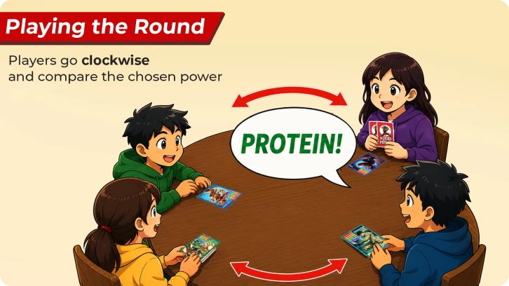 Playing a round